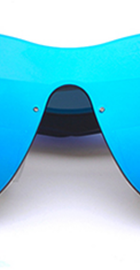20/20 Brand Vintage Sunglasses Flat Lens Blue Revo (model 1601)