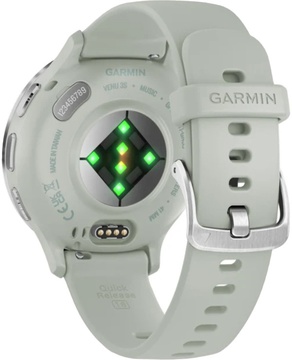 Garmin Venu 3S Silver S. Steel Bezel w. Sage Gray Case and S. Band (010-02785-01/51)