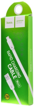 Hoco X9 Rapid Micro-USB Cable (2m) White