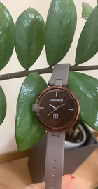Garmin Lily Dark Bronze Bezel with Paloma Case and Italian Leather Band (010-02384-B0)