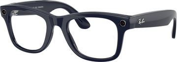 Ray-Ban Meta Wayfarer Gen 2 Shiny Cosmic Blue/Clear Sapphire (RW4012 6628/MF 50-23)