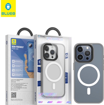 Blueo Frosted Anti-Drop Case for iPhone 15 Pro Max with MagSafe Grey
