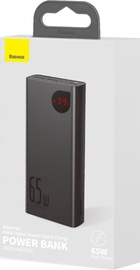 Baseus Adaman Metal Digital Display Quick Charge Power Bank 65W 20000mAh Black (PPIMDA-D01)