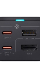 Baseus GaN5 Pro 67W (USB+2Type-C+HDMI) 1.5m + Кабель Type-C to Type-C 100W (1m)
