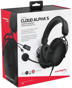 HyperX Cloud Alpha S Blackout (HX-HSCAS-BK)