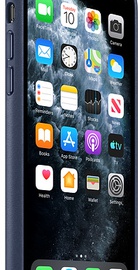 Apple iPhone 11 Pro Leather Case Midnight Blue (high copy)