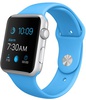 Apple Watch Sport 42mm Silver Aluminum Case with Blue Sport Band (MJ3Q2)