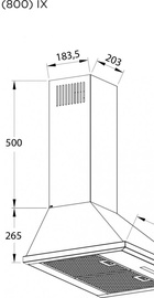 Pyramida ACH 50 PB (800) IX