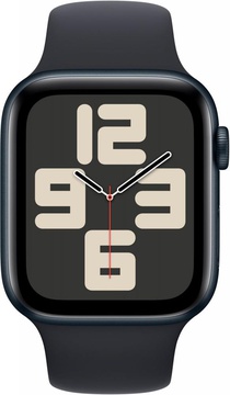 Apple Watch SE 2 GPS 44mm Midnight Aluminium Case with Midnight Sport Band M/L (MRE93)