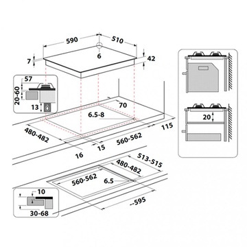 Whirlpool GOS 6415/NB1