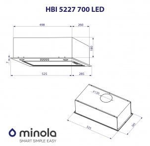 Minola HBI 5227 IV 700 LED