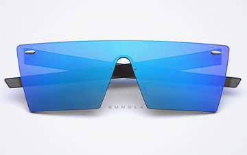 20/20 Brand Vintage Sunglasses Flat Lens Blue Revo (model 1604)