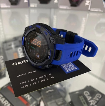 Garmin Instinct 3 45mm AMOLED Black with Blue Band (010-02936-03/43)