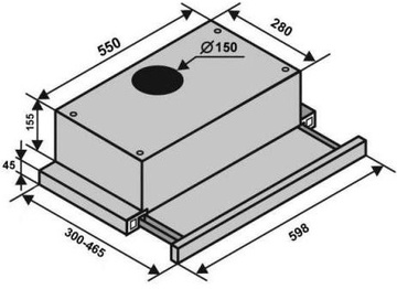 Ventolux GARDA 60 BK (700) LED