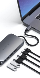 Satechi Aluminum USB-C Multimedia Adapter M1 Space Gray (ST-UCM1HM)