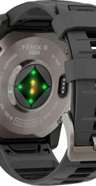 Garmin Fenix 8 Pro 51 mm AMOLED Titanium with Graphite/Black Silicone Band (010-03199-10/11)