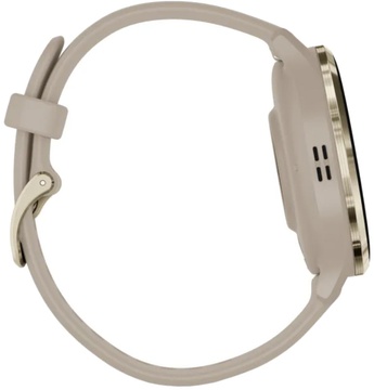 Garmin Venu 3S Soft Gold S. Steel Bezel w. French Gray Case and S. Band (010-02785-02)