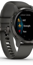 Garmin Venu 2S Slate Bezel with Graphite Case and Silicone Band	(010-02429-10)