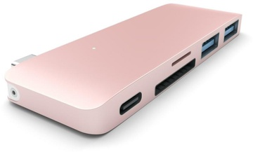 Satechi Type-C USB 3.0 Pass-through Hub Rose Gold (ST-TCUPR)