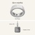 Oura Ring 4 Ceramic Cloud Size 7 (JZ90-57460-07)