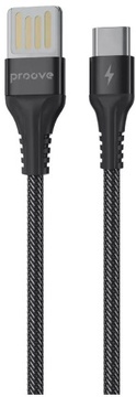 Proove Double Way Weft Type-C 2.4A (1m) (black)