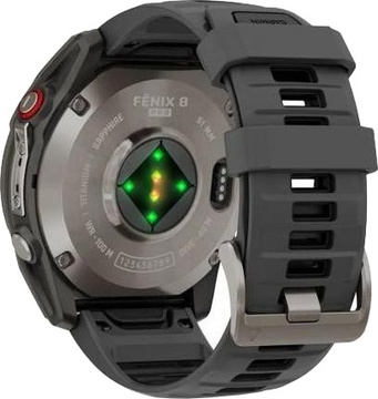 Garmin Fenix 8 Pro 51 mm AMOLED Titanium with Graphite/Black Silicone Band (010-03199-10/11)