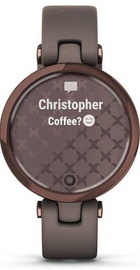 Garmin Lily Dark Bronze Bezel with Paloma Case and Italian Leather Band (010-02384-B0)