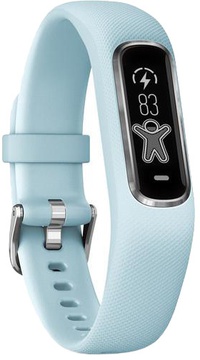 Garmin Vivosmart 4 Azure Blue with Silver Hardware Small/Medium (010-01995-24/14)