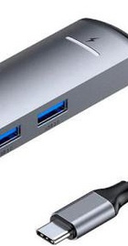 Baseus Mechanical Eye 6-in-1 Type-C to 3xUSB3.0+RJ-45+HDMI (CAHUB-J0G)
