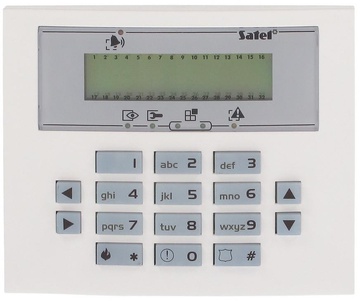 SATEL Проводная ЖКИ-клавиатура INT-KLCDS-GR