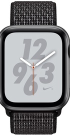 Apple Watch Nike+ Series 4 GPS 44mm Space Gray Aluminum Case with Black Nike Sport Loop (MU7J2)