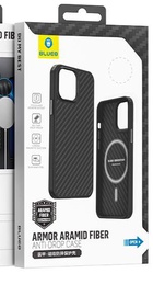 Blueo Aramid Fiber Anti-Drop Case for iPhone 13 Pro Max with MagSafe Black
