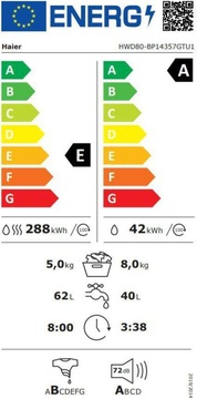 Haier HWD80BP14357GTUS