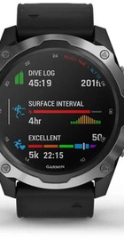 Garmin Descent Mk2 Stainless Steel with Black Band (010-02132-00)