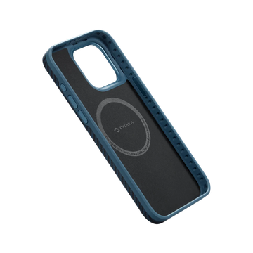Pitaka MagEZ Case Pro 4 Twill 1500D Black/Blue for iPhone 15 Pro (KI1508PPA)