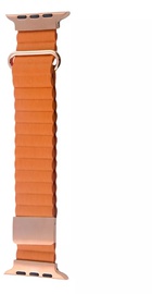 Apple Watch 38mm/40mm/41mm/42mm Colour Leather Orange (high copy)