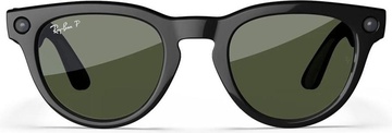 Ray-Ban Meta Headliner Gen 2 Standard Shiny Black Frame / G-15 Green Lenses (RW4013 601/71 50-23)