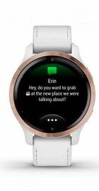 Garmin Venu 2S Rose Gold with White Leather Band (010-02429-23) (UA)