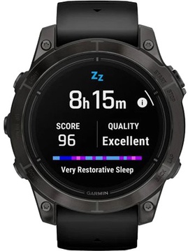 Garmin Epix Pro Gen 2 Sapphire 47mm Carbon G. DLC Tit. with Black Band (010-02803-10/11)