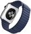 Apple Watch 42mm Stainless Steel Case with Bright Blue Leather Loop (MLFC2)
