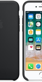 Apple iPhone 8 / 7 Silicone Case - Black (MQGK2)