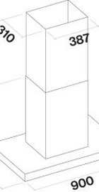 Falmec LUMEN Isola 90 (800) (CLUI90.E10P2#NEUI490F)