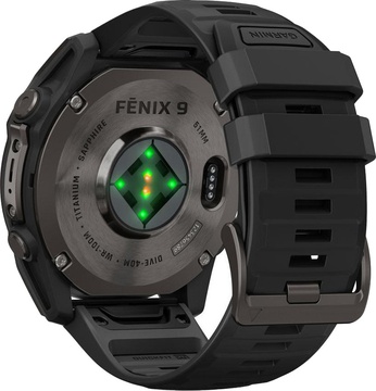 Garmin Fenix 9 51mm Carbon Gray DLC Titanium with Black Silicone Band (010-04763-10/11)
