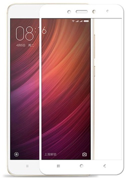 Simple Case 3D Glass for Xiaomi Redmi 4 White