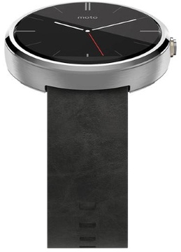 Motorola Moto 360 Leather Grey