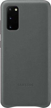 Samsung G980 Galaxy S20 Leather Cover Gray (EF-VG980LJEG)