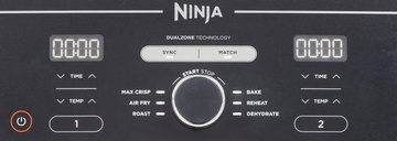 NINJA Air Fryer Dual Zone AF400UKWH