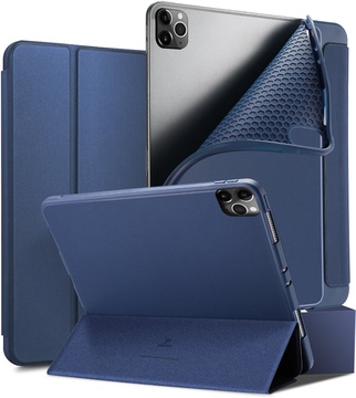 Mutural Textil Case for iPad 10.5 (2017-2018 / Air 10.5 2019) with slot for Pencil Dark Blue