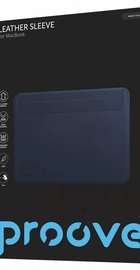 Proove Leather Sleeve for MacBook 13-14" Blue