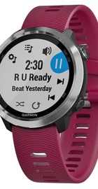 Garmin Forerunner 645 Music With Cerise Colored Band (010-01863-31)
